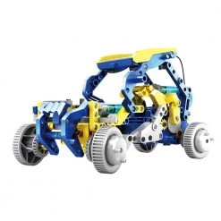 Johnco 12-in-1 Solar-Powered Hydraulic Robot Construction Kit