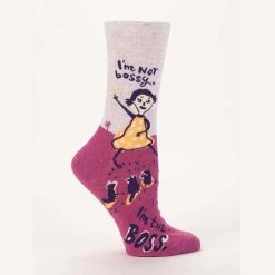 Optoco Office Gifts I'm Not Bossy I'm The Boss Ladies Socks