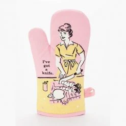 Optoco I've Got A Knife Oven Mitt 5 Optoco I've Got A Knife Oven Mitt