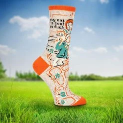 Optoco Socks For Crazy Cat Ladies