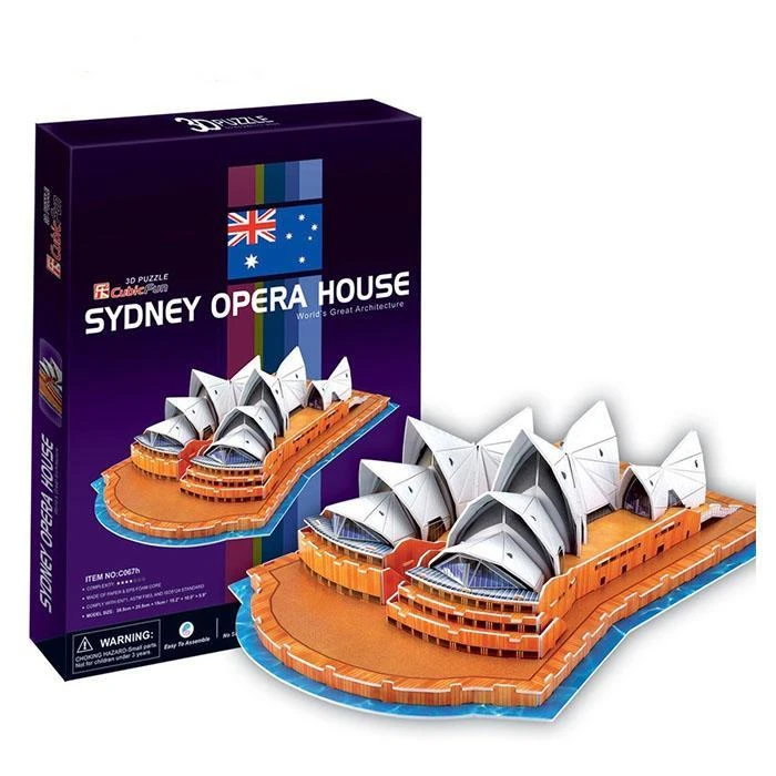 AM Living Science STEM Toys Cubic Fun 3D Puzzle Sydney Opera House 58pcs 1 AM Living Science STEM Toys Cubic Fun 3D Puzzle Sydney Opera House 58pcs