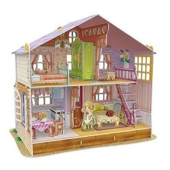 AM Living Sara's Home Dream Dollhouse 3D Puzzle 96pcs