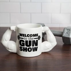 William Valentine Welcome To The Gun Show Novelty Mug Man Cave Gifts