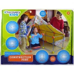 Outliving Kids DIY Build & Play Construction Fort Kit 72pc