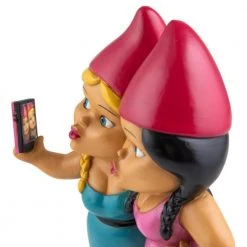 William Valentine Gifts For Sisters The Selfie Sisters Garden Gnome