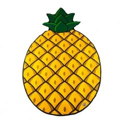 William Valentine Giant Products Gigantic Pineapple Beach Blanket 152cm 6 William Valentine Giant Products Gigantic Pineapple Beach Blanket 152cm