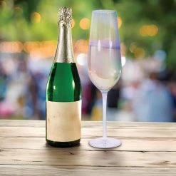 IsAlbi Giant Products Iridescent Oversized Wine & Champagne Glasses 750ml