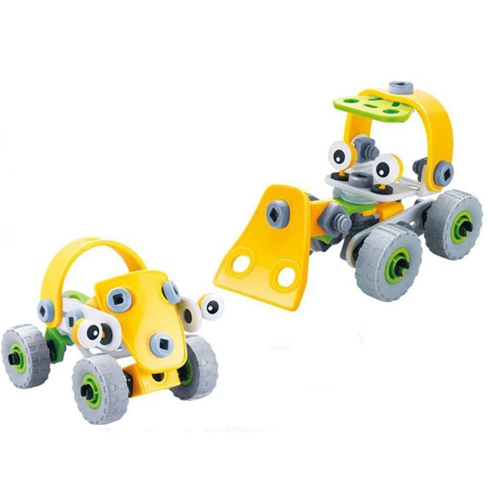 Johnco 2-in-1 Bulldozer Soft Block Build & Play Model Kit 56 Pieces 2 Johnco 2-in-1 Bulldozer Soft Block Build & Play Model Kit 56 Pieces