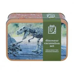 IsAlbi Science STEM Toys T-Rex & Triceratops Dinosaur Excavation Set