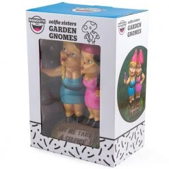William Valentine Gifts For Sisters The Selfie Sisters Garden Gnome