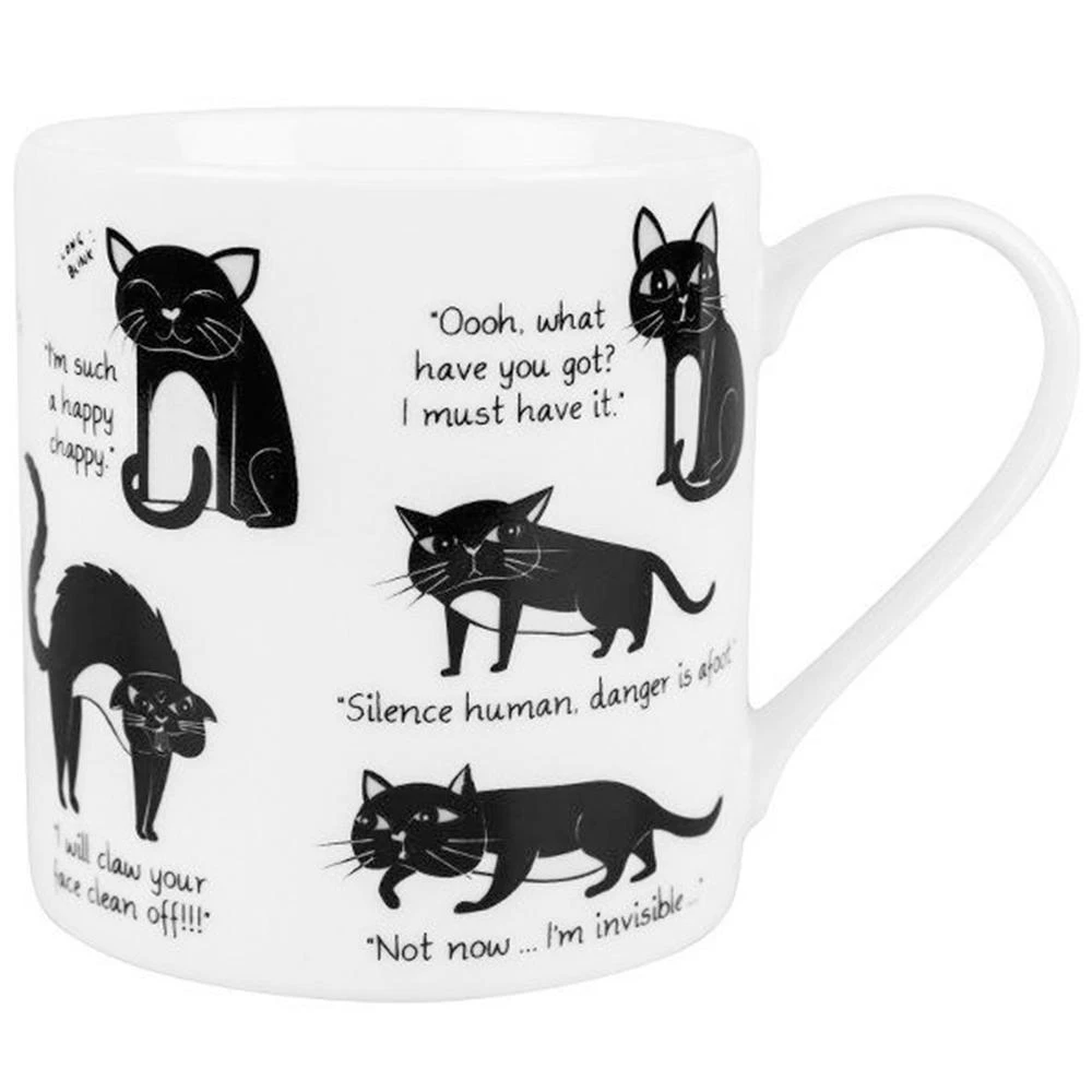 Curated Office Gifts 'Cattitude' Guide To Cat Moods Mug 2 Curated Office Gifts 'Cattitude' Guide To Cat Moods Mug