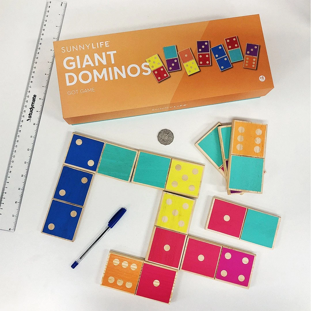 Sunnylife Giant Dominoes-13cm Tiles 1 Sunnylife Giant Dominoes-13cm Tiles