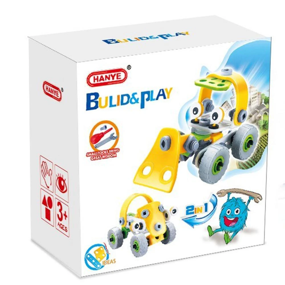 Johnco 2-in-1 Bulldozer Soft Block Build & Play Model Kit 56 Pieces 3 Johnco 2-in-1 Bulldozer Soft Block Build & Play Model Kit 56 Pieces