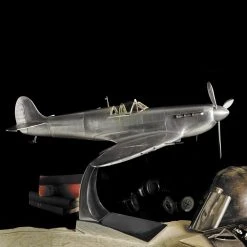 AM Living Giant Spitfire WWII Metal Fighter Plane Model 75cm Giant Products