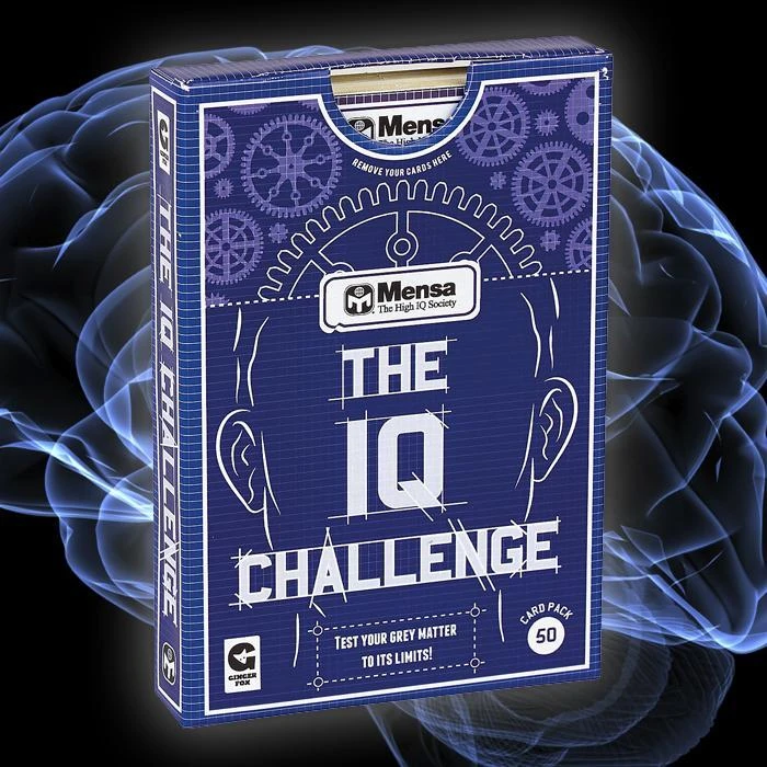 Curated Mensa Challenge Your IQ Quiz Cards Educational Toys 1 Curated Mensa Challenge Your IQ Quiz Cards Educational Toys