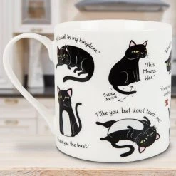 Curated Office Gifts 'Cattitude' Guide To Cat Moods Mug