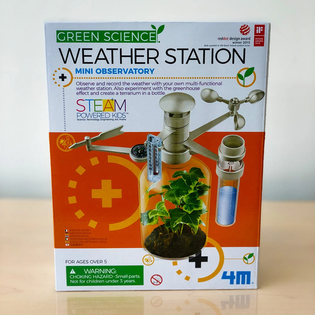Johnco Kids DIY Weather Station Terrarium Kit 4 Johnco Kids DIY Weather Station Terrarium Kit