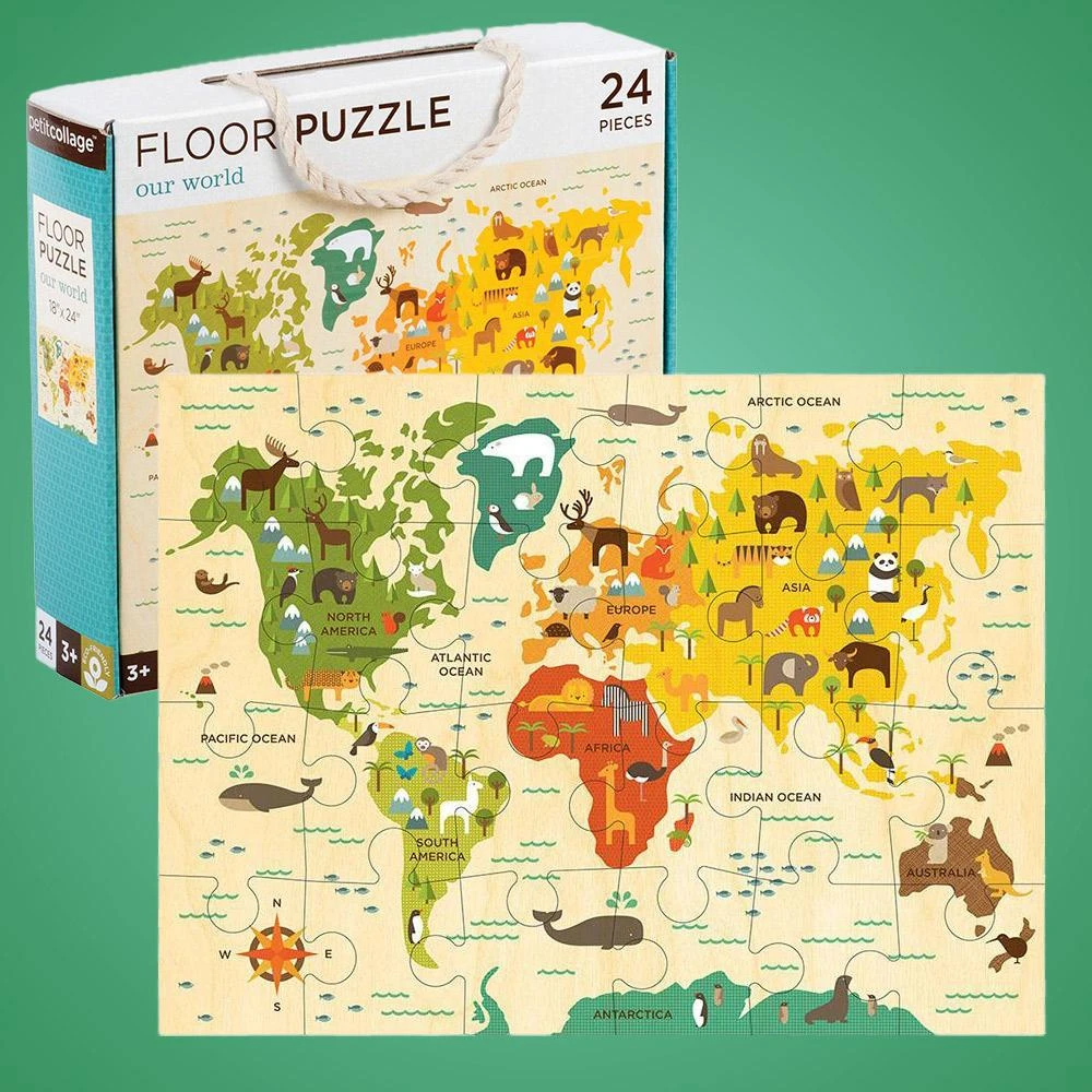 IsAlbi Science STEM Toys Our World Kids World Map Floor Puzzle 41 X 61cm 1 IsAlbi Science STEM Toys Our World Kids World Map Floor Puzzle 41 X 61cm