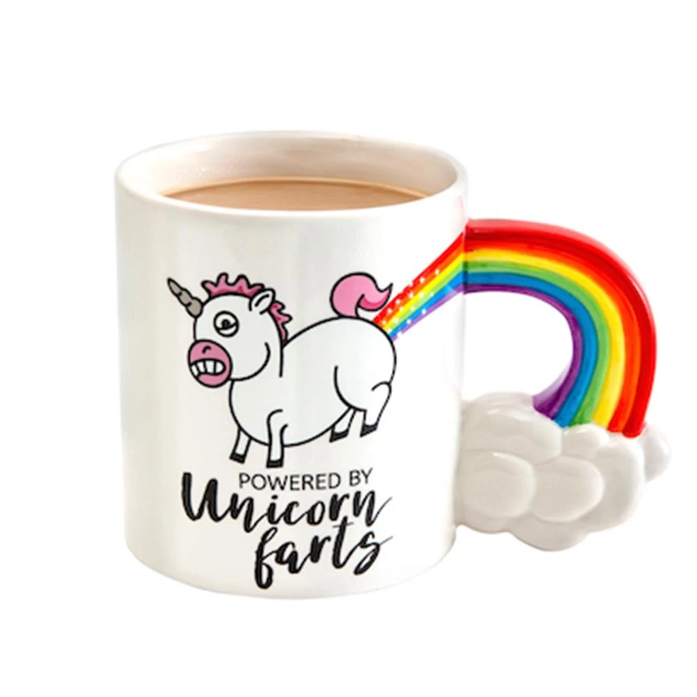 William Valentine Office Gifts Powered By Unicorn Farts Oversized Rainbow Mug 2 William Valentine Office Gifts Powered By Unicorn Farts Oversized Rainbow Mug