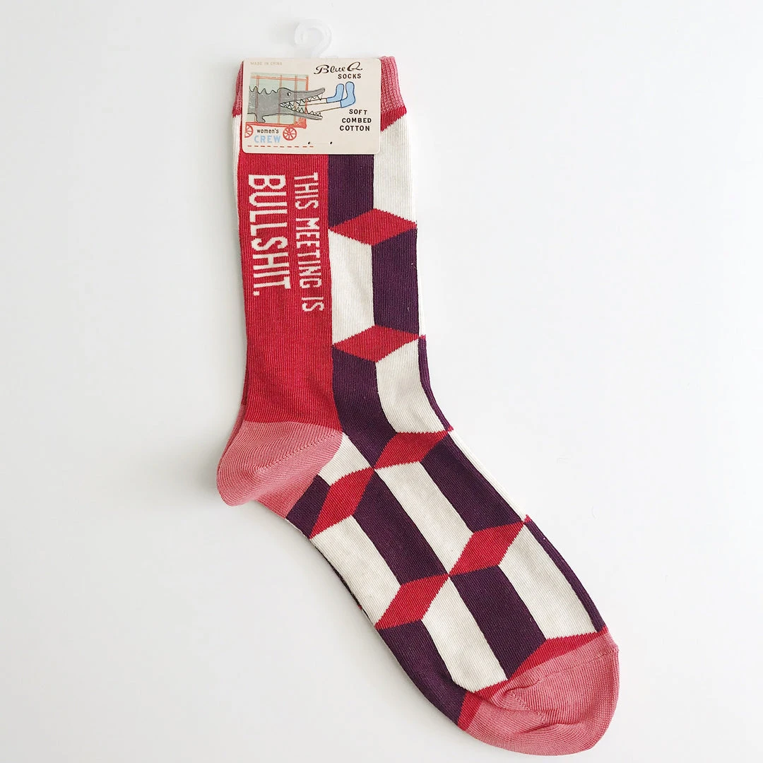 Optoco This Meeting Is Bullsh*t Socks 7 Optoco This Meeting Is Bullsh*t Socks