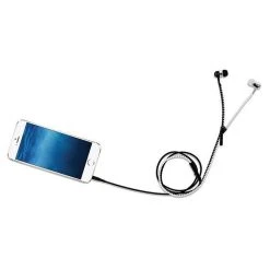 IsAlbi Zipper Tangle-Free Earbud Headphones
