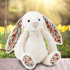 IsAlbi Jellycat Cream Blossom Bashful Bunny