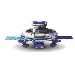 Johnco Science STEM Toys 7-in-1 Solar Rechargeable Space Fleet Robot Kit