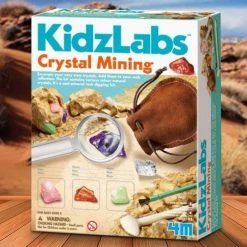 Johnco Crystal Mining Kit For Kids Science STEM Toys