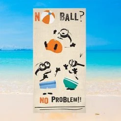 Licensing Essentials Despicable Me "No Ball? No Problem!" Beach Towel 150 X 75cm Sports And Outdoors