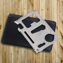 Mdi 10-in-1 Stainless Steel Credit Card Multi-Tool Gadgets For Him