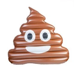 Mdi Giant Smiling Poop Emoji Pool Float