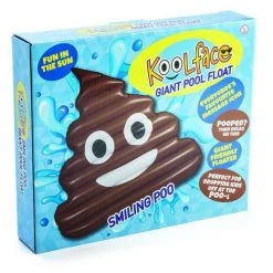 Mdi Giant Smiling Poop Emoji Pool Float