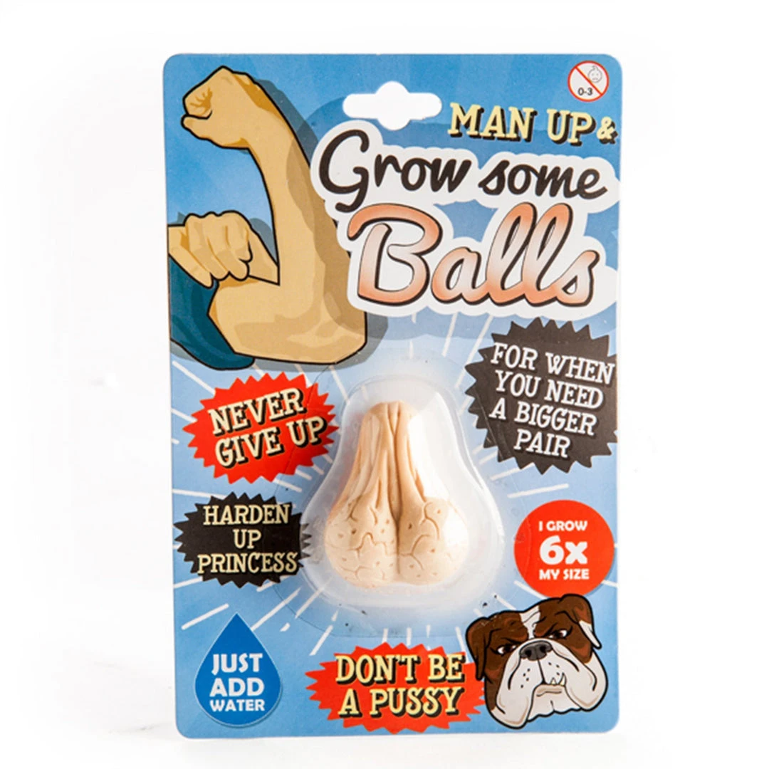 Mdi Mens Novelty Gifts Grow Some Balls - Just Add Water! 3 Mdi Mens Novelty Gifts Grow Some Balls - Just Add Water!