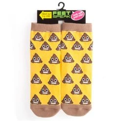 Mdi Poo Emoji Sh#t Happens Socks Mens Novelty Gifts