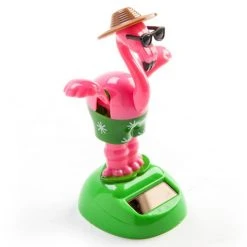 Mdi Solar Powered Dashboard Dancing Flamingo