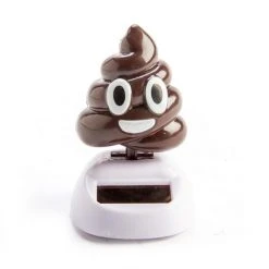Mdi Solar Powered Dashboard Dancing Poo Emoji Mens Novelty Gifts