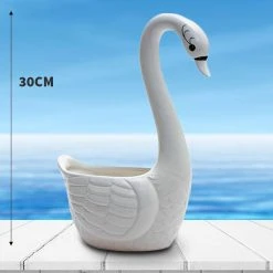 Outliving Large Swan Planter Pot Sports And Outdoors