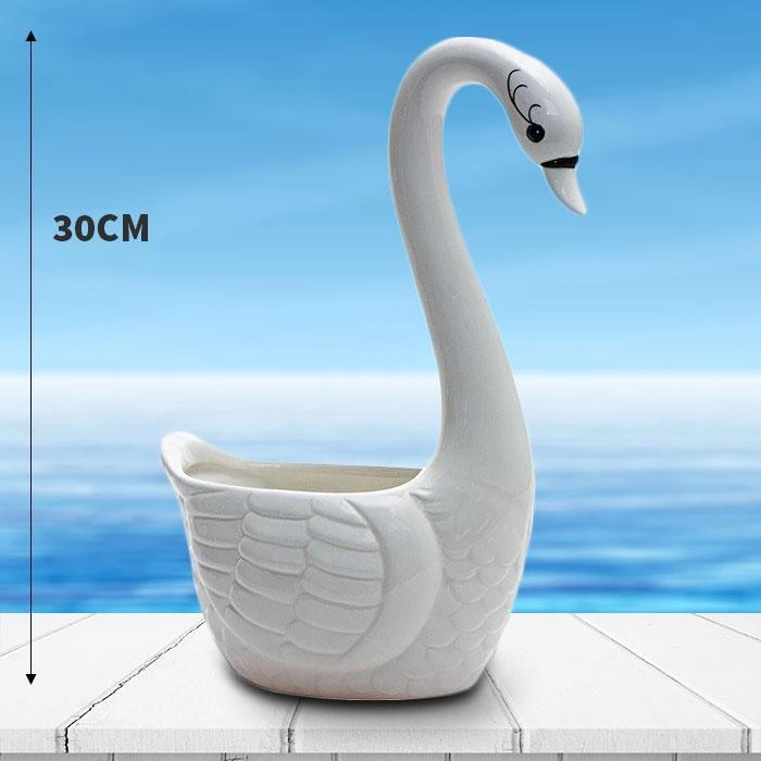 Outliving Large Swan Planter Pot Sports And Outdoors 1 Outliving Large Swan Planter Pot Sports And Outdoors