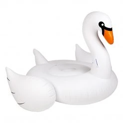 Sunnylife Giant Inflatable Swan Pool Toy 138cm Giant Products