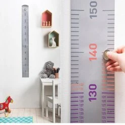 IsAlbi Science STEM Toys Scratchable Wall Ruler Kids Height Growth Chart