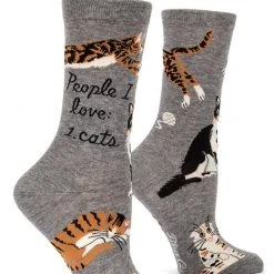 Optoco People I Love: Cats Socks Office Gifts
