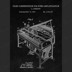 Yellow Octopus Exclusives - Prints For Dad Piano Patent Prints Wall Art | Set Of 3 7 Yellow Octopus Exclusives - Prints For Dad Piano Patent Prints Wall Art | Set Of 3