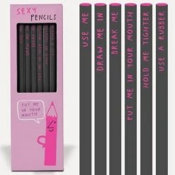 Curated Sexy Pencils Office Gifts