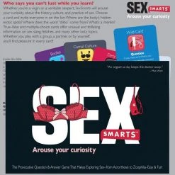 William Valentine Man Cave Gifts Sex Smarts - The Provocative Q&A Game