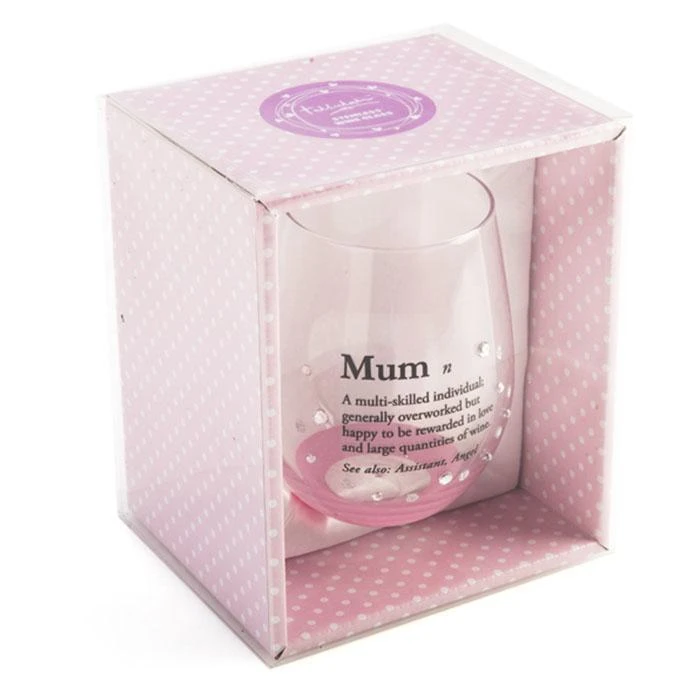 Mdi Definition Of Mum Embellished Stemless Wine Glass Gifts For Wives 3 Mdi Definition Of Mum Embellished Stemless Wine Glass Gifts For Wives