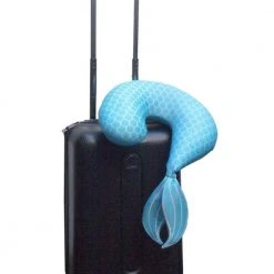 William Valentine Travel Gifts Mermaid Tail Travel Neck Pillow