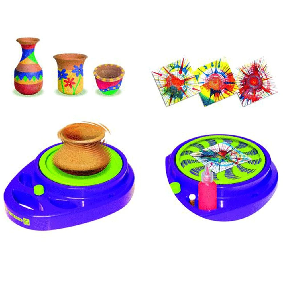 Theatrix 2-in-1 Pottery Wheel & Splash Art Studio 2 Theatrix 2-in-1 Pottery Wheel & Splash Art Studio