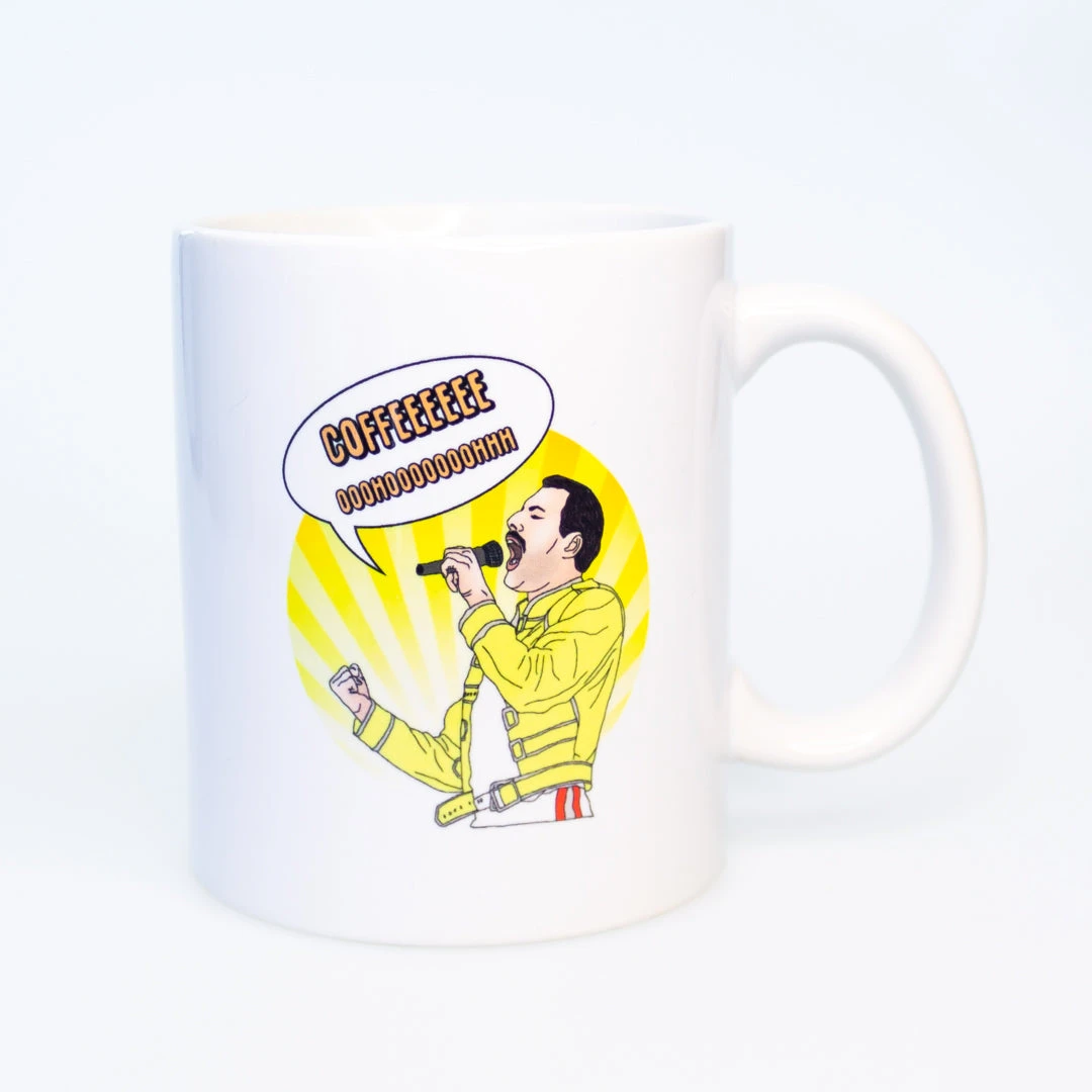 Yellow Octopus Exclusives - Mugs Freddie Mercury Queen Coffee Mug 1 Yellow Octopus Exclusives - Mugs Freddie Mercury Queen Coffee Mug