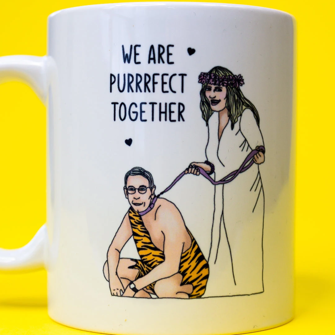 Yellow Octopus Exclusives - Mugs "Purrrfect Together" Carole Baskin Mug 3 Yellow Octopus Exclusives - Mugs "Purrrfect Together" Carole Baskin Mug