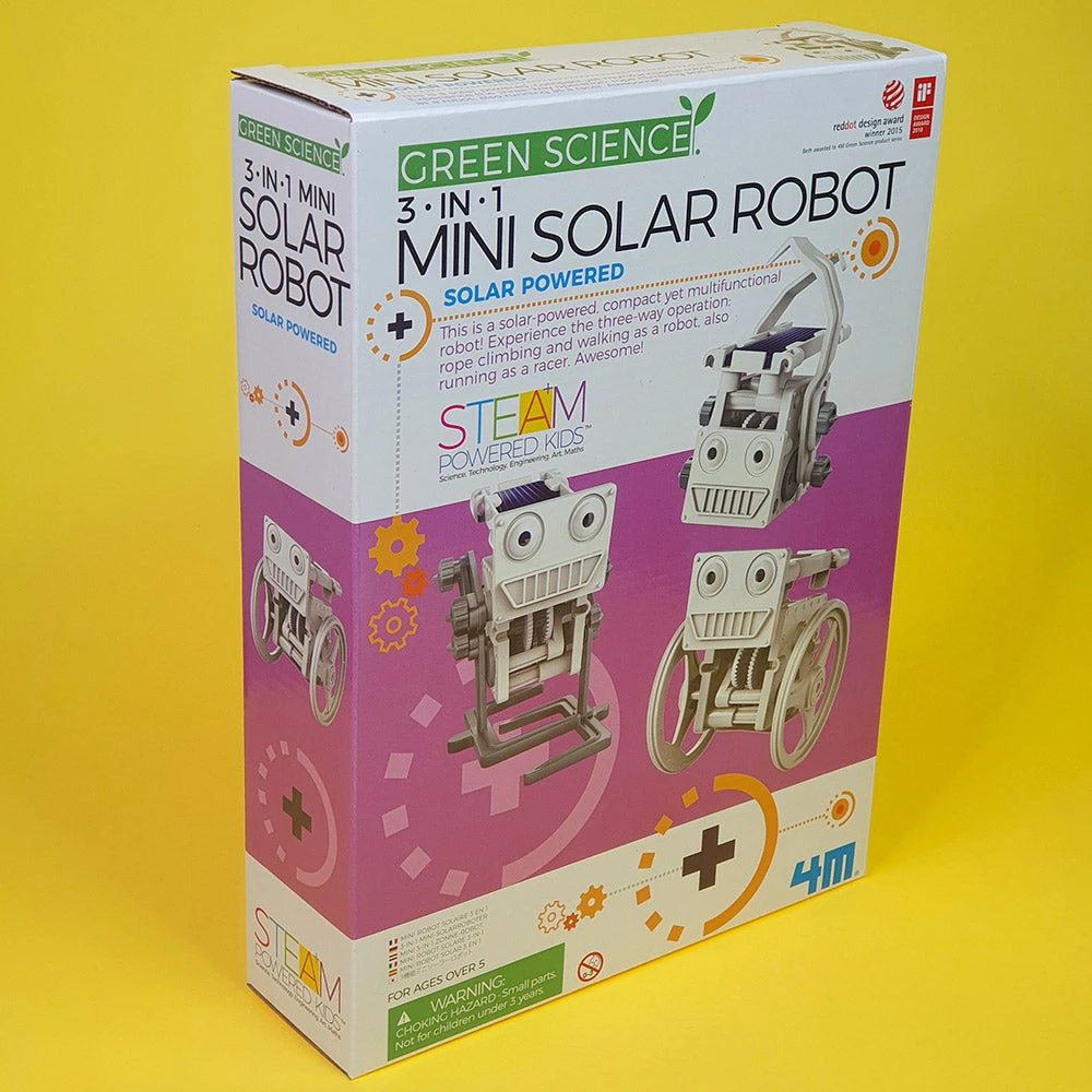 Johnco 3-in-1 Mini Solar Robot Engineering Kit 1 Johnco 3-in-1 Mini Solar Robot Engineering Kit